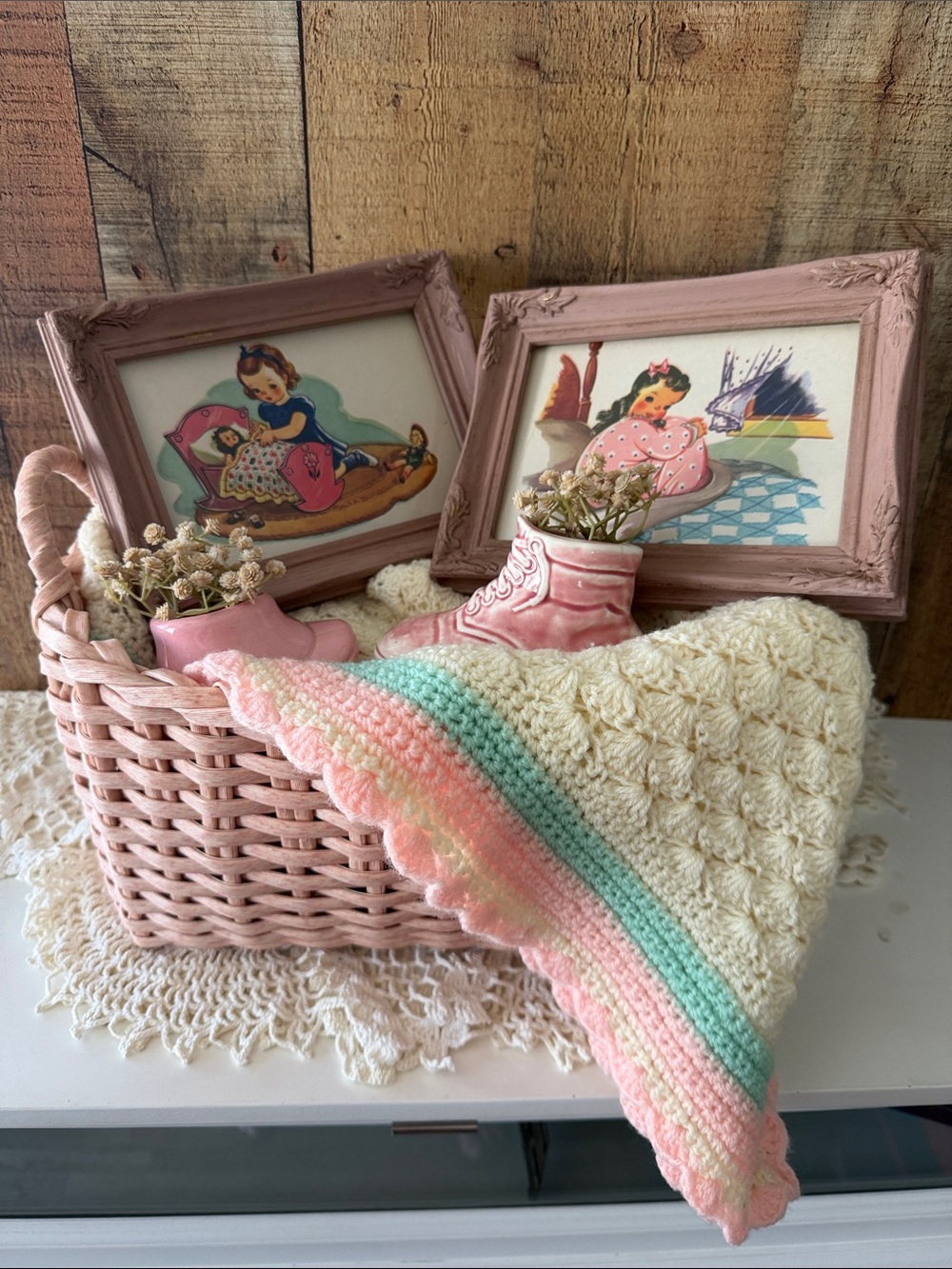 Lil Girl Nursery Pink Instant Vignette